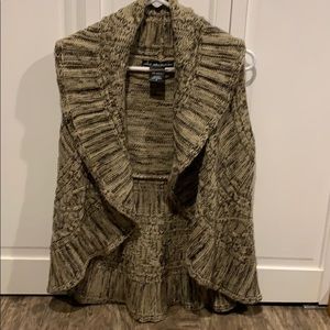 United States Sweaters ruffled vest